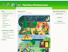 Tablet Screenshot of pfadi-effretikon.ch